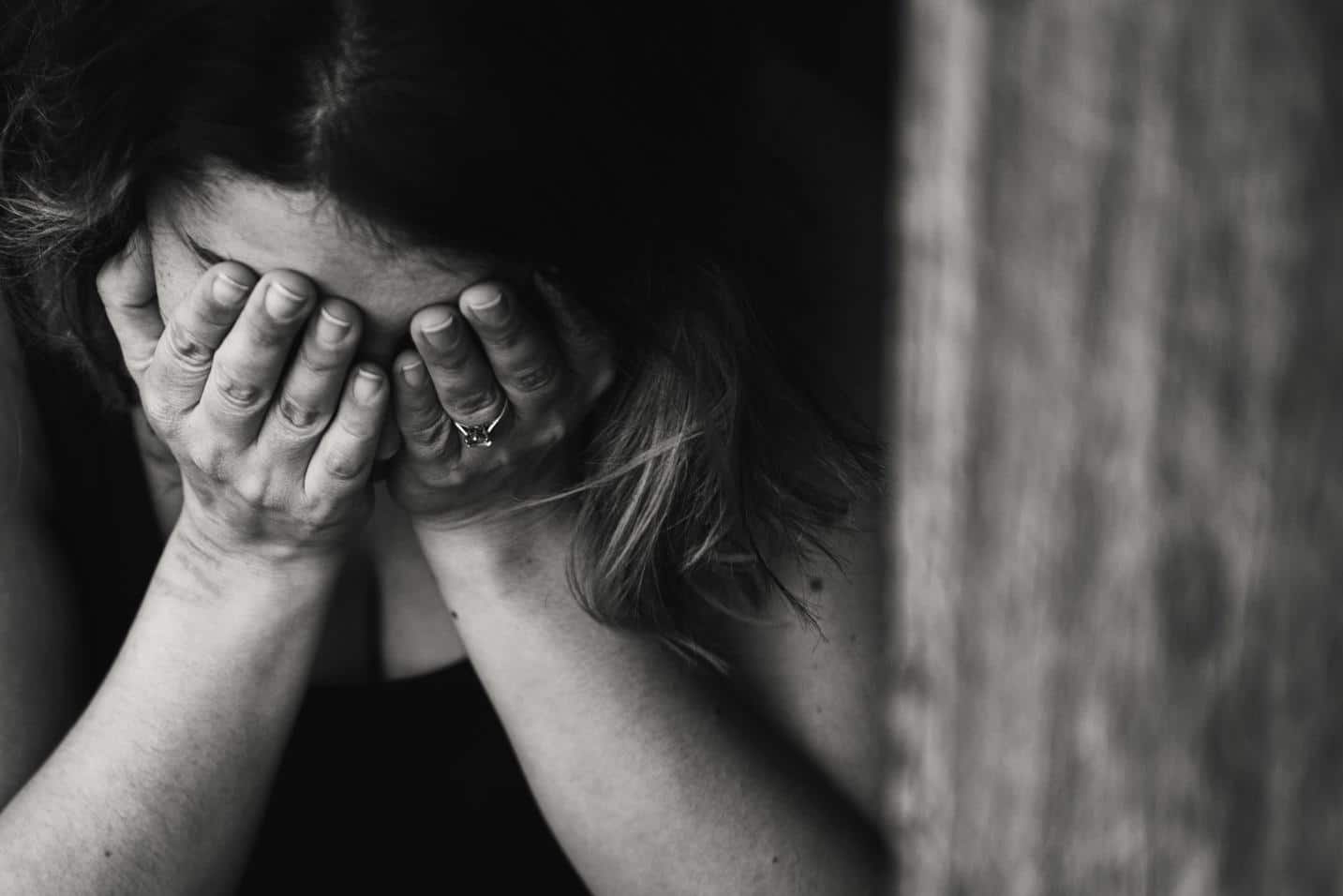 <a href="https://www.pexels.com/photo/grayscale-photography-of-crying-woman-568027/" target="_blank" rel="noopener">Kat Jayne</a> at Pexels